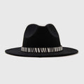Sombrero Vaquero Negro Con Cinta Print