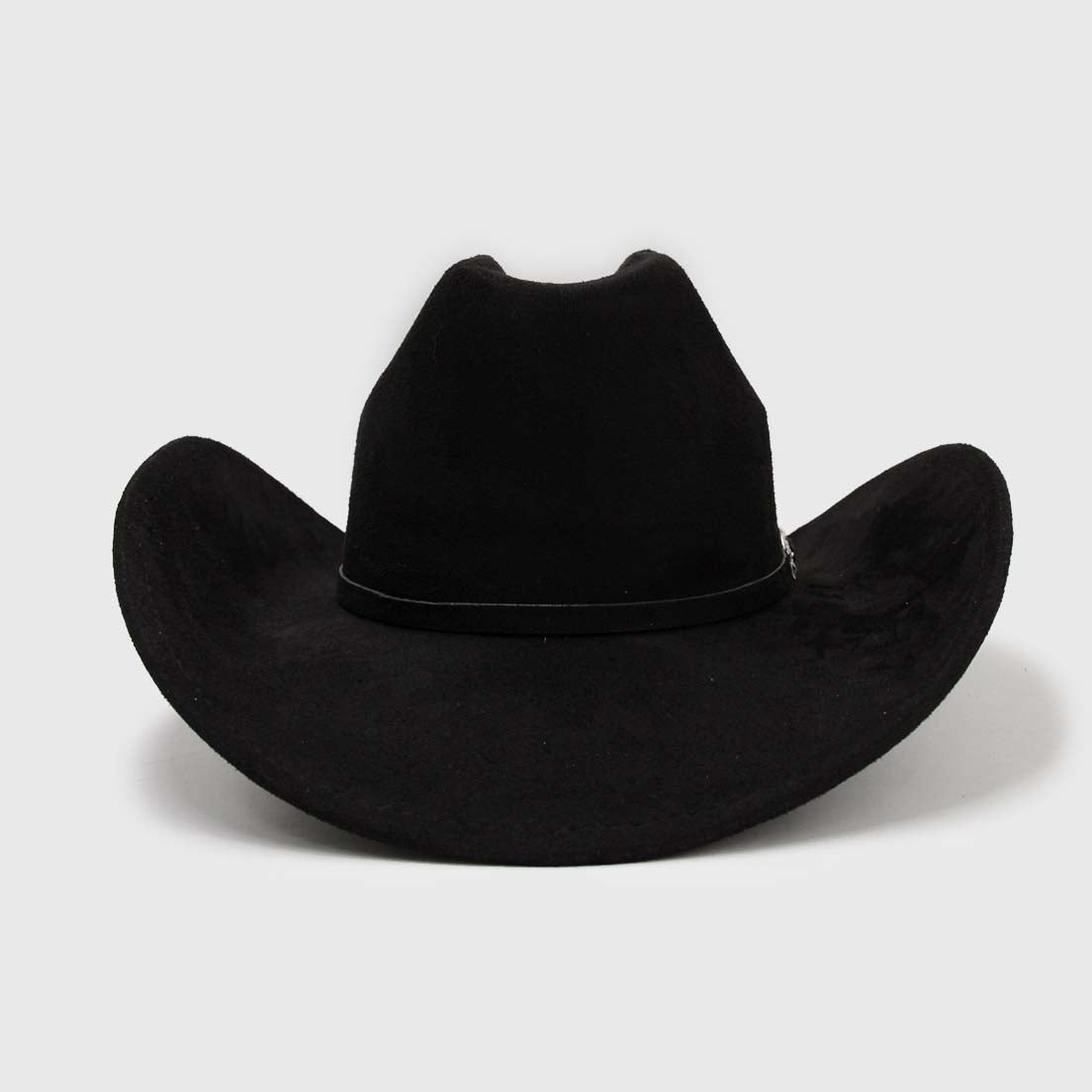 Sombrero Western Negro con Broche