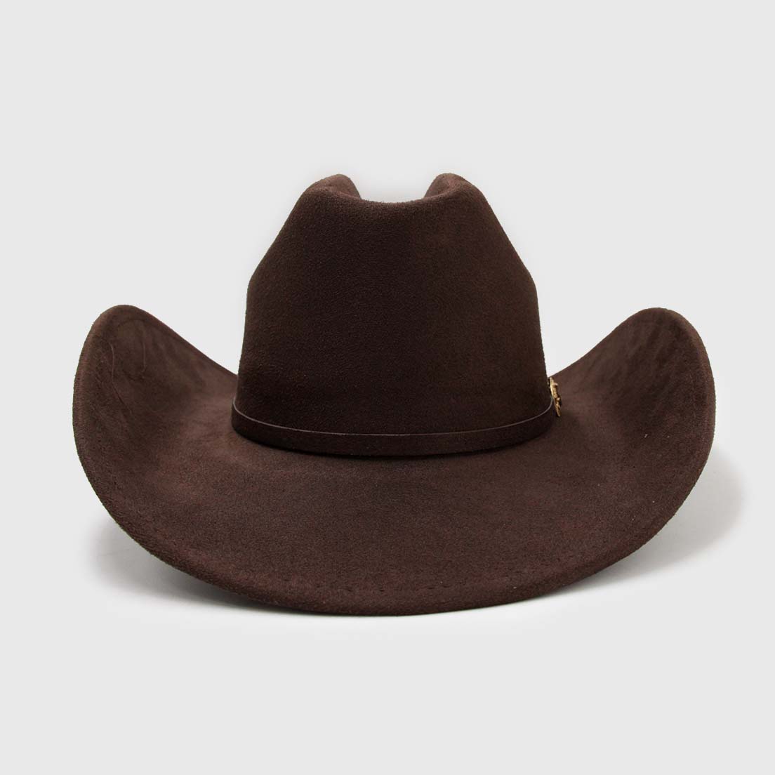 Sombrero Western Café Moro con Broche