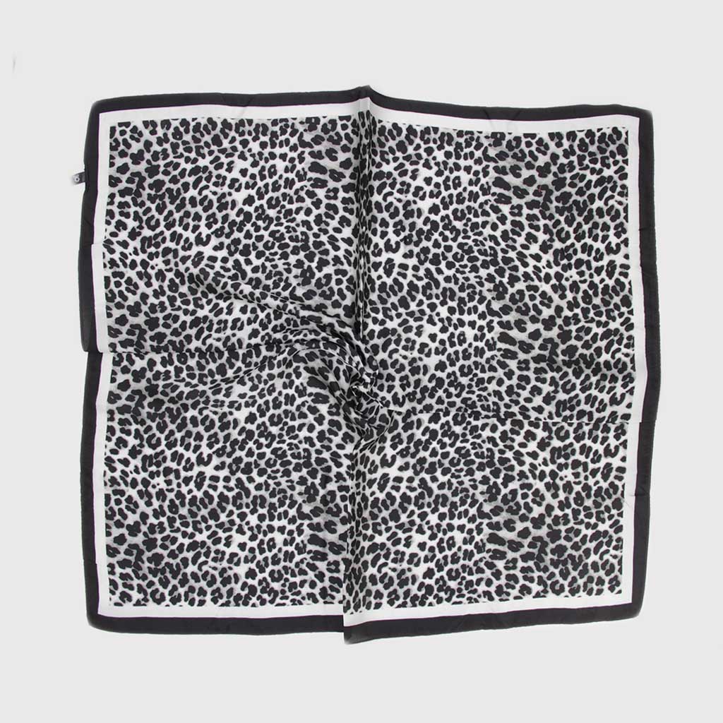 Pañuelo Print Negro y Blanco