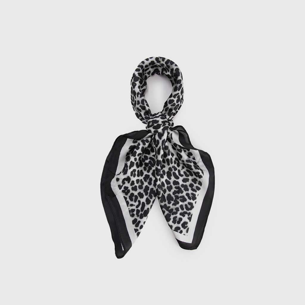 Pañuelo Print Negro y Blanco